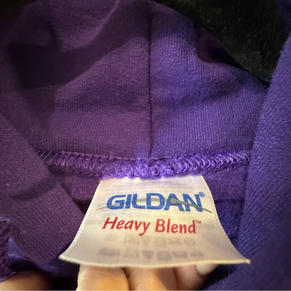 Purple Ravens Hooded Sweatshirt with Maryland Crab Graphic medium - Picture 6 of 6